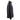 Side view of a long-sleeve athletic quarter zip shirt in gray with a black accent stripe down the arm.