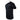 Side of a black short-sleeve t-shirt featuring the cannon logo.