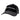 Black baseball cap with a grey bill and side panels, featuring the cannon logo in white across the front.