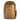 Brown backpack with a black humminbird logo on the front pocket and a carhartt tag.