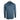Back view of a slate blue long-sleeve hooded shirt.