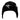 Black beanie with a white humminbird logo
