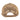 Back view of a tan mesh snapback cap