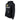 Side of a black hoodie with a yellow and white humminbird logo on the front.