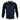 Navy blue fleece pullover with a quarter zip and gray collar, featuring the humminbird logo on the right chest and the columbia logo on the left chest.
