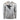 Long-sleeve grey water-patterned hoodie with a black humminbird logo on the chest.