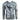 A long-sleeve blue watercolor shirt featuring a black humminbird logo on the chest.