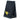 Black hand towel featuring a yellow humminbird logo above the hem and a metal ring on the other end for hanging.