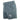 Side of men's silver-blue athletic shorts with a grey humminbird logo on the left leg.