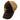 Brown and tan baseball cap with a yellow humminbird logo across the front.