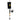 Fishing rod and reel with a black humminbird lure wrap around it.