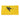 A folded yellow lure wrap with a black humminbird bird logo.