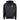 Black hoodie with a green logo on the chest