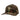 Camo baseball cap with a humminbird logo embroidered on the front.