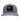 Gray cap featuring a black and grey hummingbird logo patch.