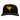 Black and grey cap with yellow humminbird logo