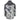 A back view of a grey and white camouflaged jacket with a hood, featuring the simms logo on the hood and the humminbird logo on the back.