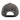 Back view of a grey mesh snapback cap.