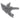 A grey foam decal of the humminbird logo.