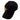 Side of a black baseball cap with yellow humminbird logo