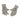 A pair of gray Simms fingerless gloves with a black humminbird logo on the back of the hands.