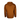 Back view of a brown puffer jacket with a hood and the simms logo on the right shoulder.