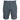 Men's gray shorts with a button closure and yellow and white humminbird logo on the left leg.