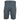 Back view of gray shorts with two back pockets.