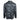 Back view of a long-sleeve camouflage hoodie in dark shades.