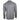 Back view of a gray long-sleeve hooded shirt