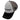 A white and black baseball cap with a grey mesh back and the logo 'Humminbird' on the front and side panels.