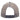 Back view of a gray mesh cap with an adjustable strap.