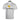White t-shirt with a yellow and black Humminbird logo across the chest.