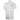 White t-shirt with a green logo on the left chest making a humminbird logo