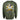 Green sweatshirt featuring a graphic of a fish and the text 'Humminbird - There's More to Explore' on the back.