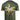 Graphic of a fish and the text 'Humminbird' on the back of a green t-shirt.
