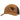 Brown cap with a black hummingbird logo and black mesh back panels.