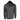 Back view of a gray hoodie with a hood.