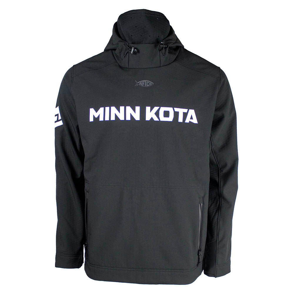 Minn Kota AFTCO Reaper Windproof Pullover Black1