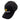 Black baseball cap with perforated back panels and the minn kota logo.
