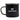 Black speckled mug with a handle and a logo that reads 'MINN KOTA'