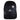 Black backpack with a white Minn Kota logo and Carhartt tag on the front pocket.