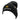 Side of a black knitted beanie with the Minn Kota logo sewn across the front.
