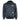Black zip-up carhartt sweatshirt with a white and yellow minn kota logo on the chest