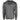 Back view of a gray hoodie with a hood