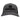 Front of a gray baseball cap with a black Minn Kota logo across the front.