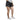 Person wearing black athletic shorts with the minn kota logo on the right leg.