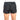 Back view of a person wearing black athletic shorts.