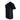 Side of a black short-sleeve t-shirt with a distressed grey MINN KOTA logo printed on the side.