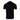Back view of a black t-shirt.